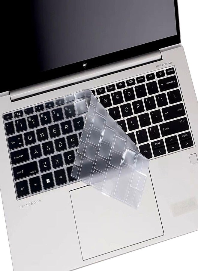 موباي-جول غطاء لوحة مفاتيح فائق النحافة لأجهزة HP EliteBook 830 و835 و840 و845 وG11 وG10 وG9 الجديدة لعامي 2024 و2025، مقاس 13.3 و14 بوصة، غطاء حماية للوحة المفاتيح (لا يناسب موديلات 830/840/845/1040 وG8 وG7 وG6 وG5 وG4 وG3) - مصنوع من مادة TPU - Image 1